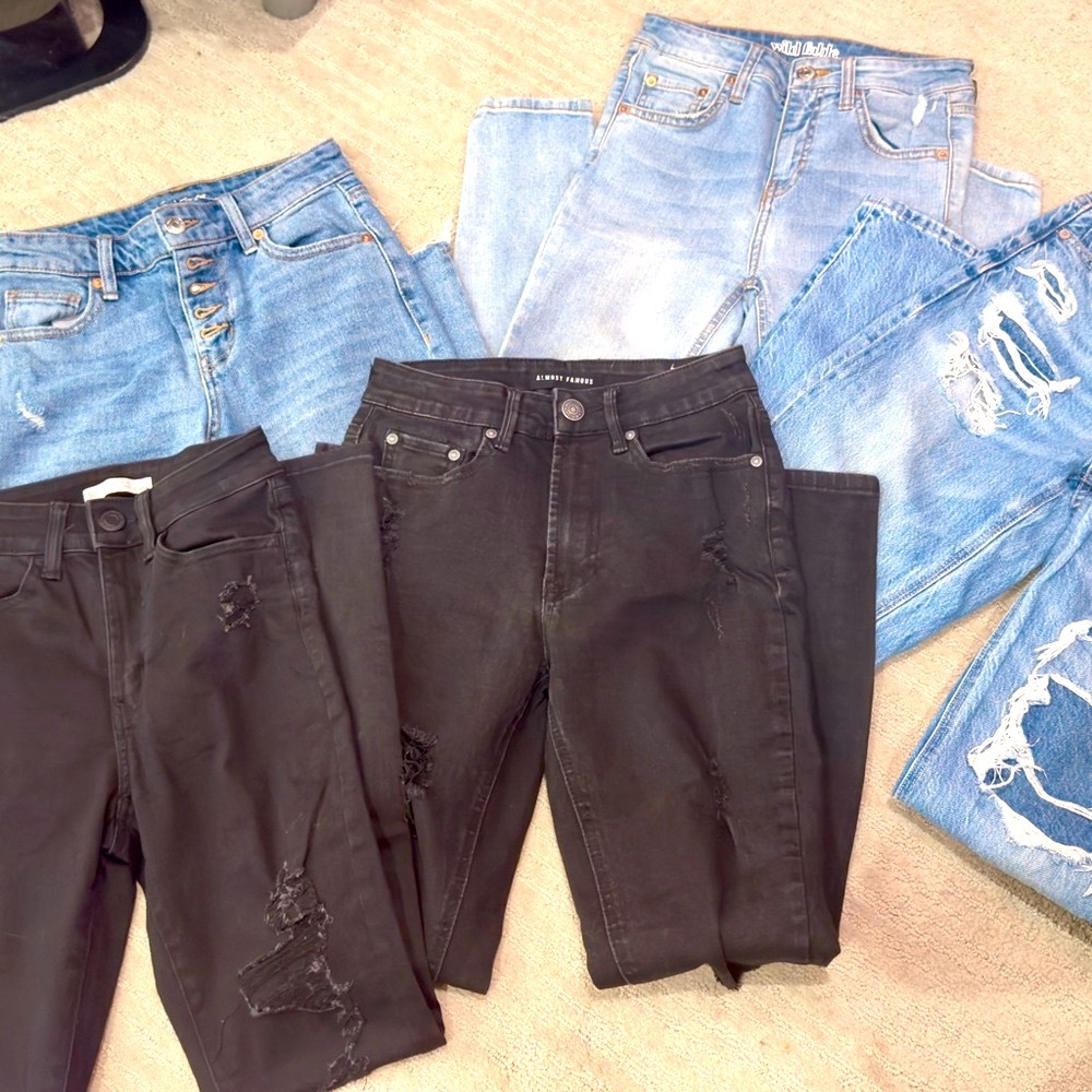5 PAIR JEAN HAUL (00)